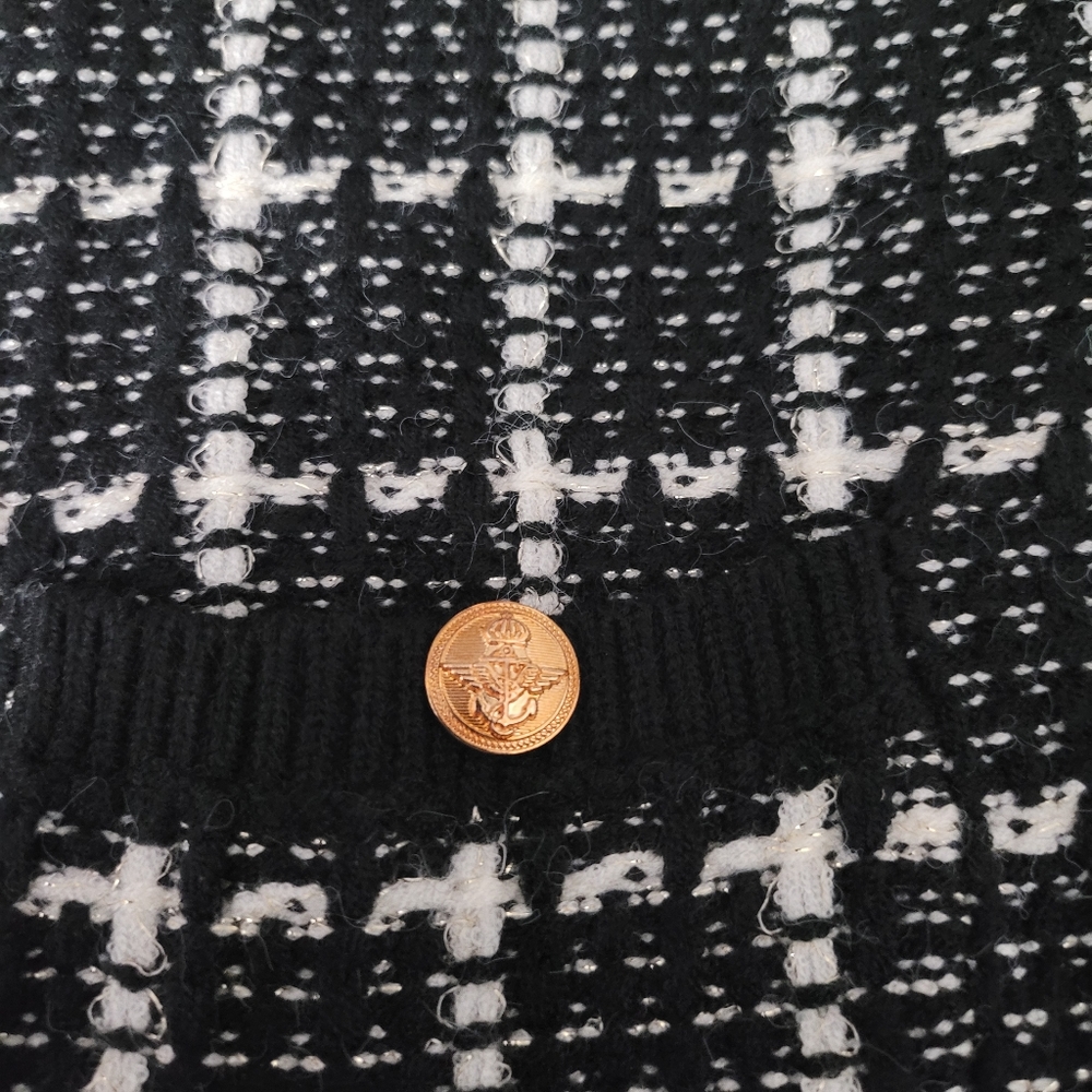 Sold- Aqua Tweed Cardigan - 100% Exclusive - Picture 8 of 10